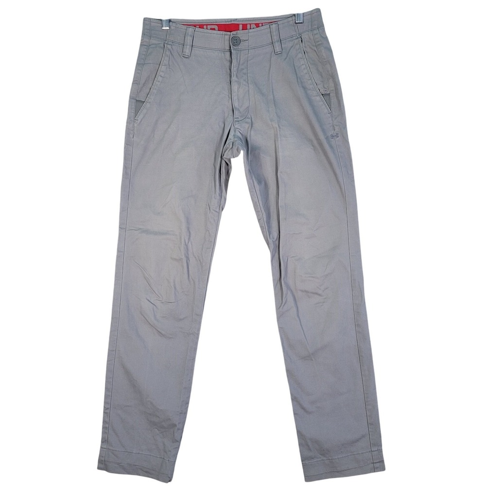 Under Armour Pants Men's Size 32 x 33* (Actual) Gray Chino Straight Fit‎ Heavy